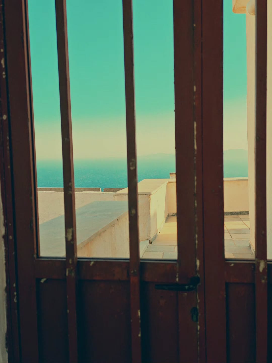 Sunset from Isternia village Tinos